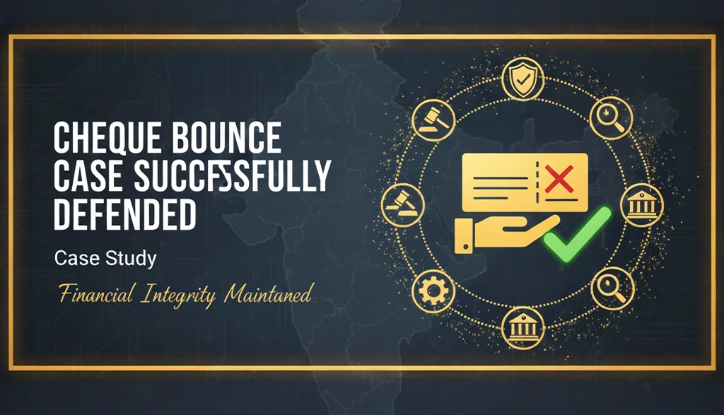 Cheque Bounce Case Successfully Defended