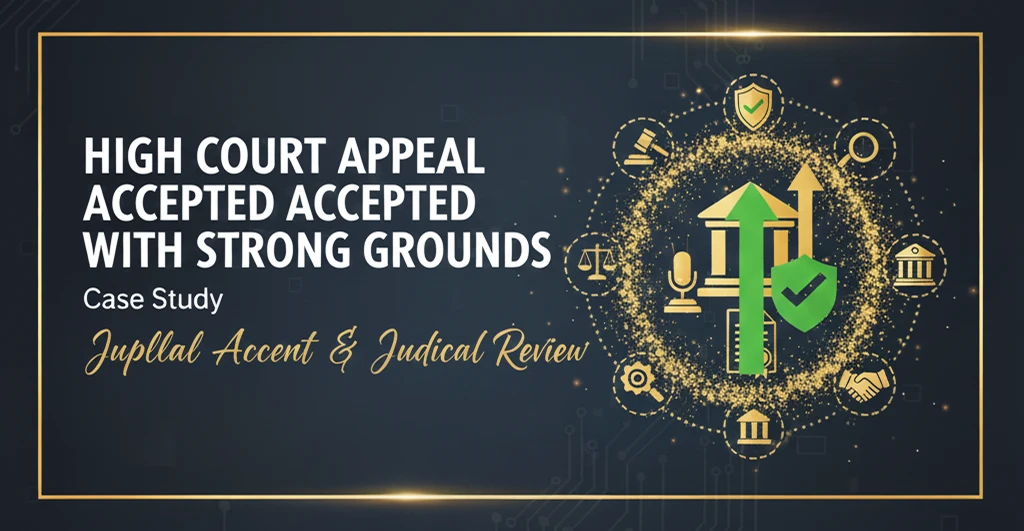 High Court Appeal Accepted With Strong Grounds